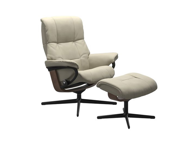 Stressless Mayfair (M) Cross Chair with Ottoman
