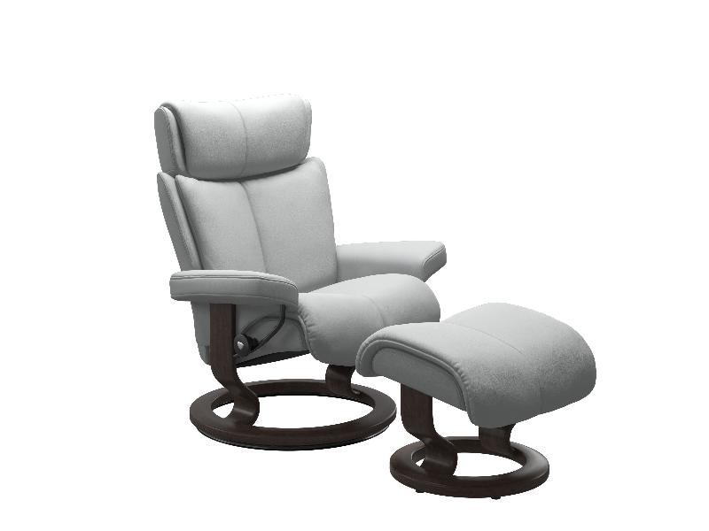 Stressless Magic (M) Classic Chair with Footstool 