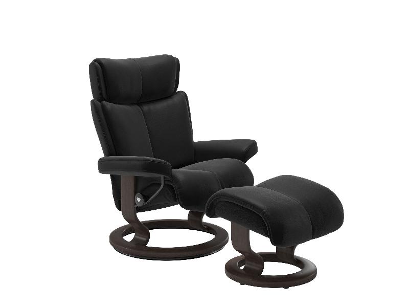Stressless Magic (M) Classic Chair with Footstool 