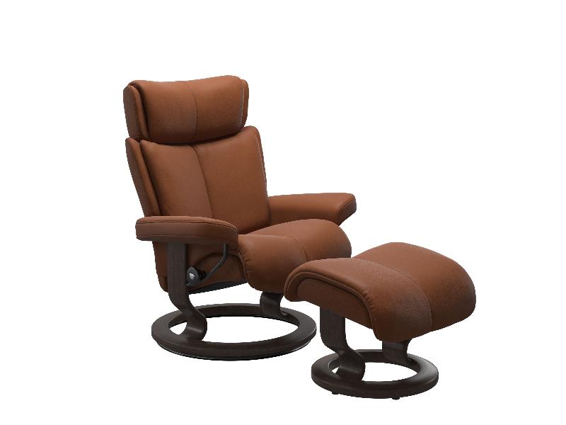 Stressless Magic (M) Classic Chair with Footstool 