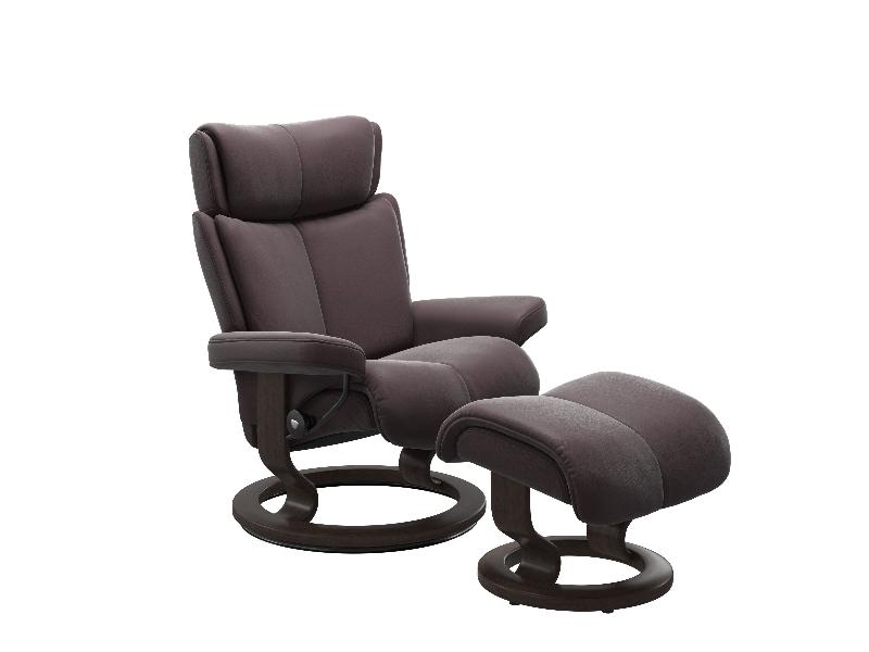 Stressless Magic (M) Classic Chair with Footstool 