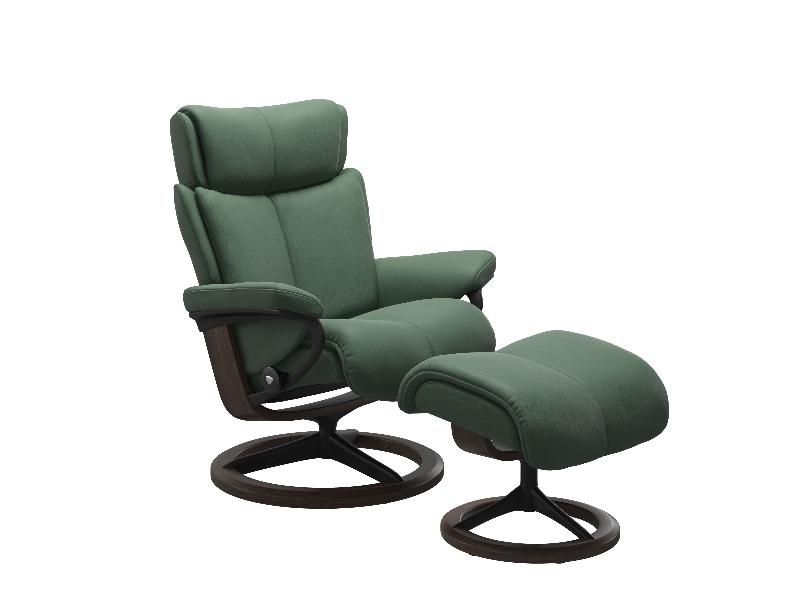 Stressless Magic (M) Signature Chair with Footstool 