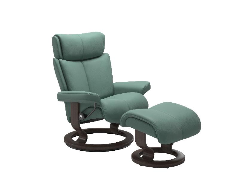 Stressless Magic (M) Classic Chair with Footstool 