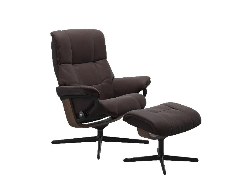 Stressless Mayfair (M) Cross Chair with Ottoman 