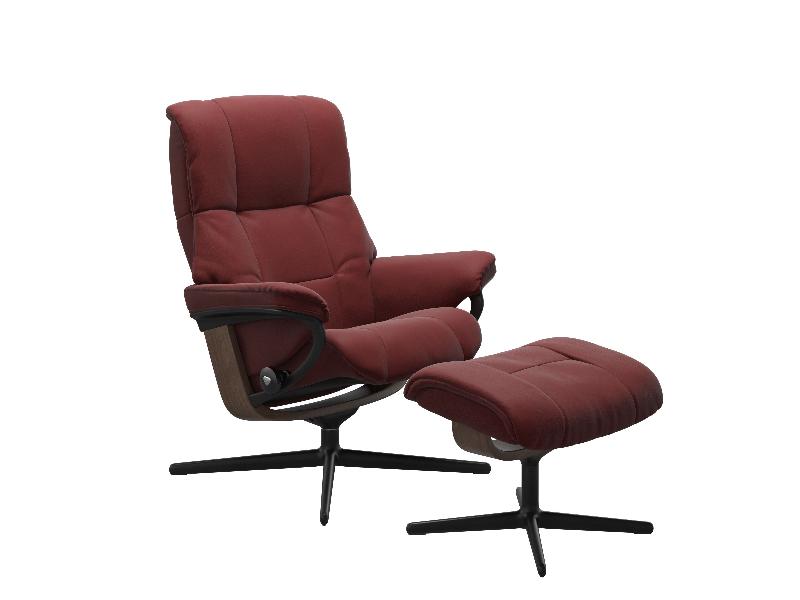 Stressless Mayfair (M) Cross Chair with Ottoman 