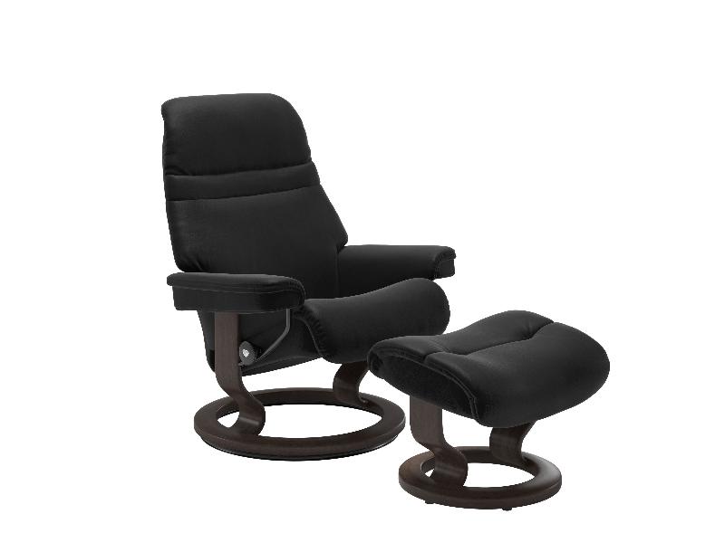Stressless Sunrise (M) Classic Chair with Footstool 
