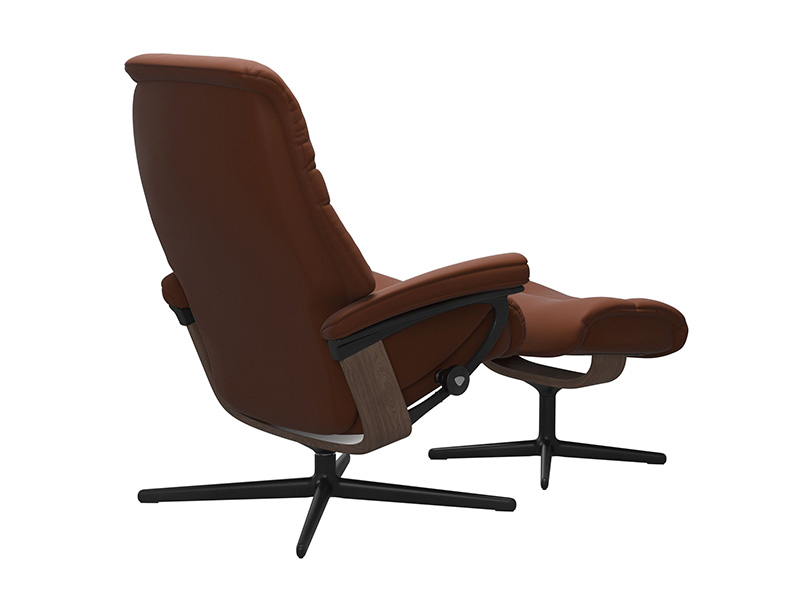 Stressless Sunrise (M) Cross Chair with Ottoman 