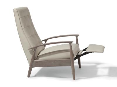 Thayer Coggin Tighten Up Recliner in Gray Walnut - 1281-115 (GW)