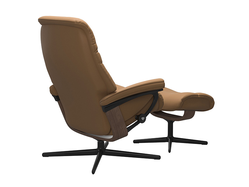 Stressless Sunrise (M) Cross Chair with Ottoman 