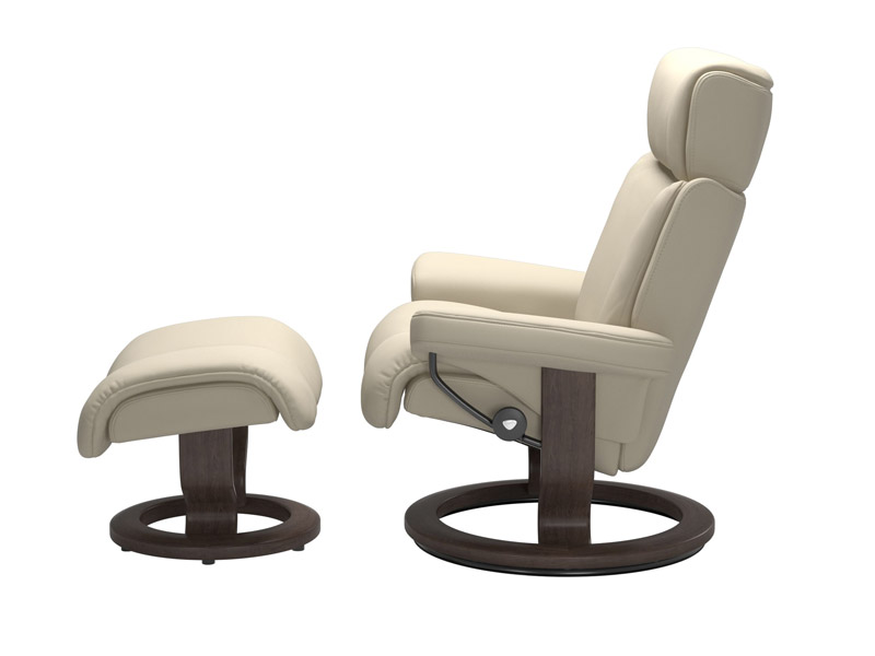 Stressless Magic (M) Classic Chair with Footstool 