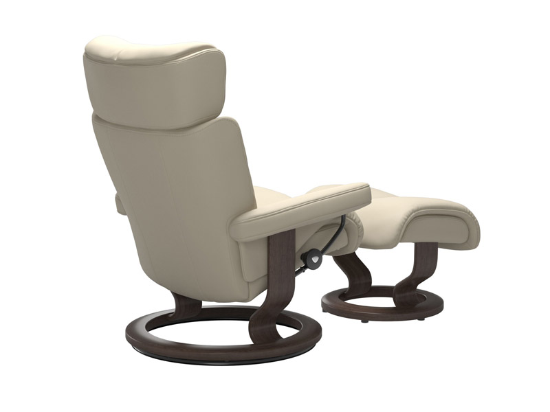 Stressless Magic (M) Classic Chair with Footstool 