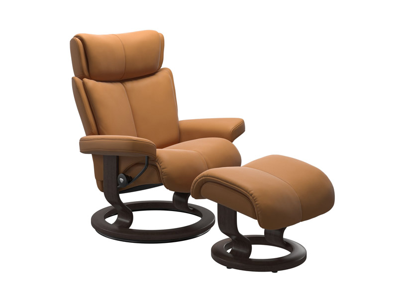Stressless Magic (M) Classic Chair with Footstool 