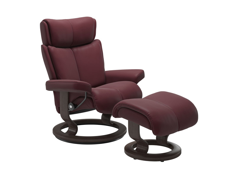 Stressless Magic (M) Classic Chair with Footstool 
