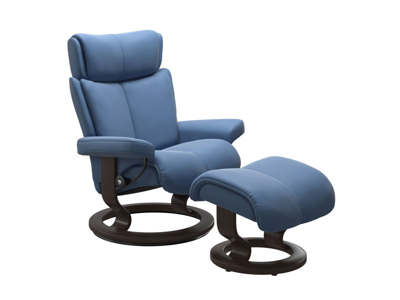 Stressless Magic (M) Classic Chair with Footstool 