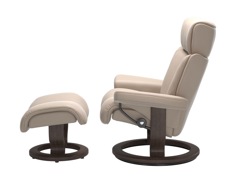 Stressless Magic (M) Classic Chair with Footstool 