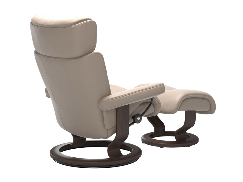 Stressless Magic (M) Classic Chair with Footstool 