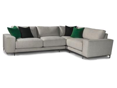 Thayer Coggin Hangover Dark-Bronze Sectional Sofa - 1420-311-226-CBPC