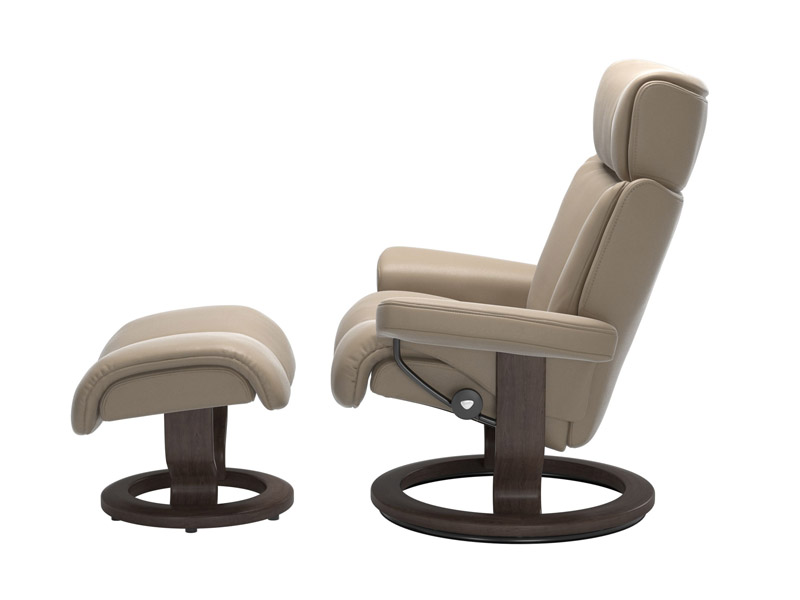 Stressless Magic (M) Classic Chair with Footstool 