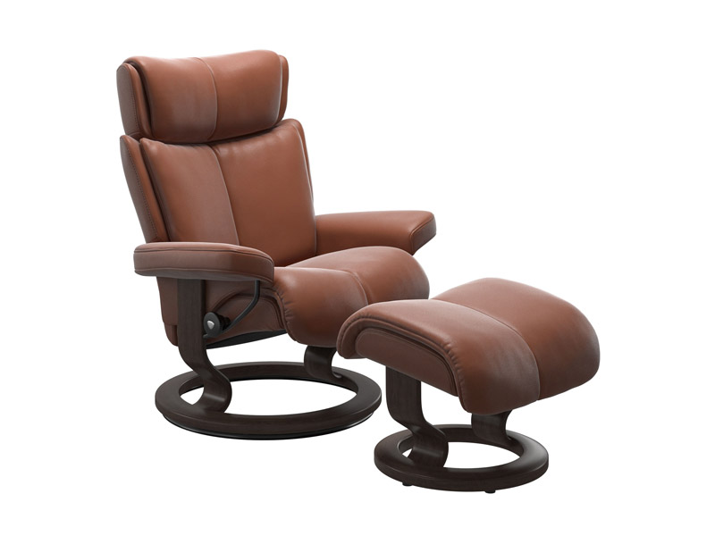 Stressless Magic (M) Classic Chair with Footstool 