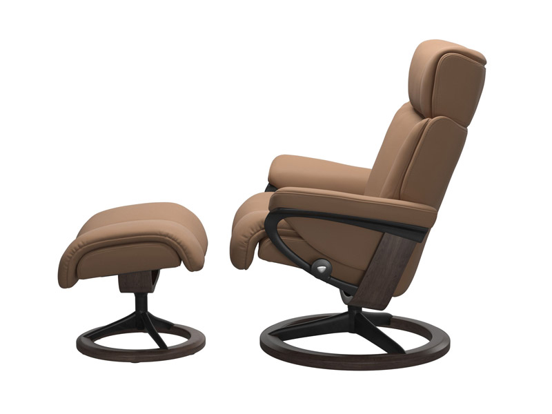 Stressless Magic (M) Signature Chair with Footstool 