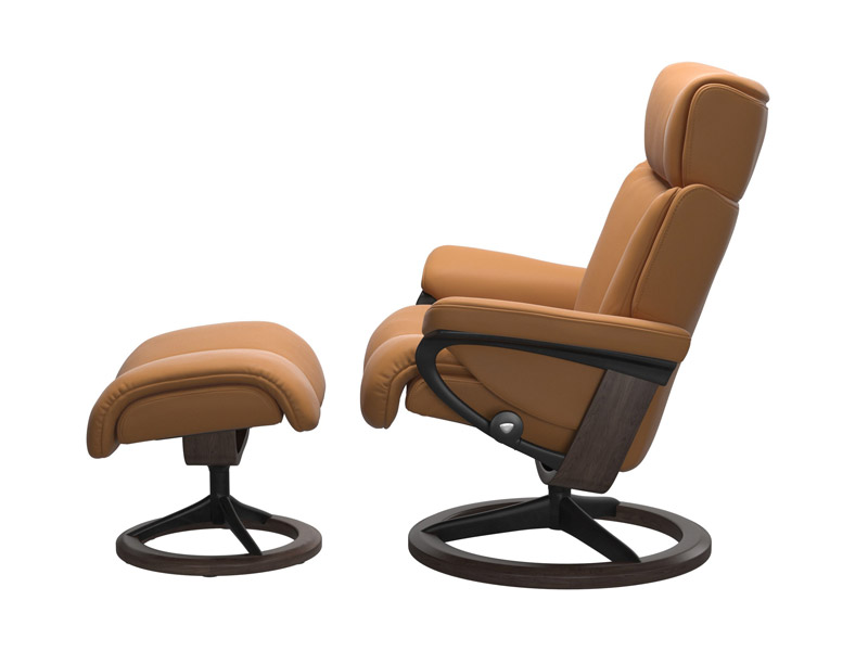 Stressless Magic (M) Signature Chair with Footstool 