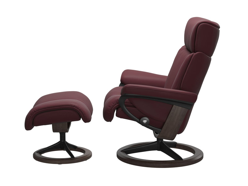 Stressless Magic (M) Signature Chair with Footstool 