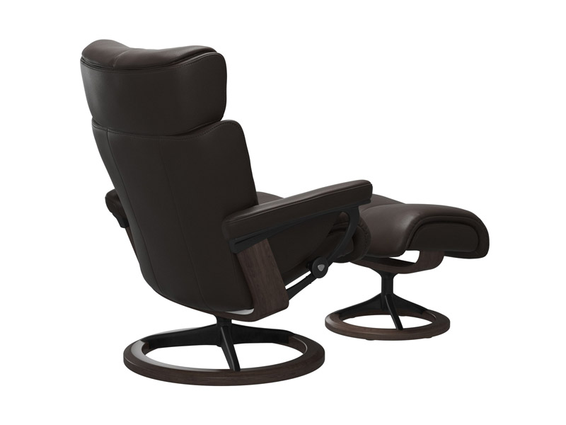 Stressless Magic (M) Signature Chair with Footstool 