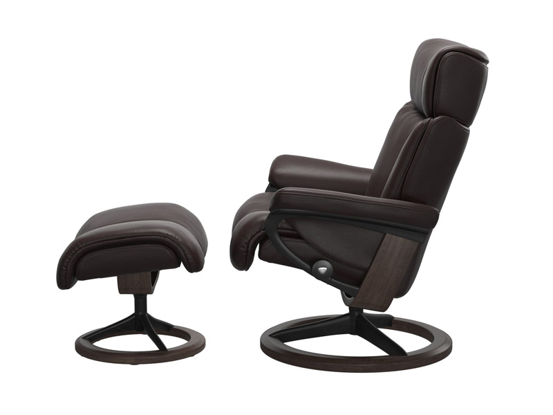 Stressless Magic (M) Signature Chair with Footstool 