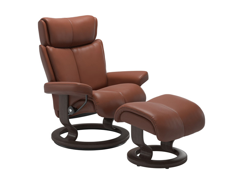 Stressless Magic (M) Classic Chair with Footstool 