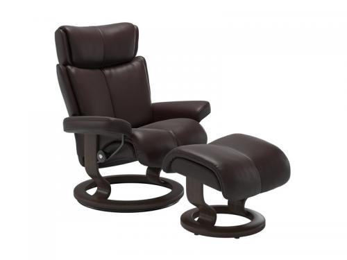 Stressless Magic (M) Classic Chair with Footstool