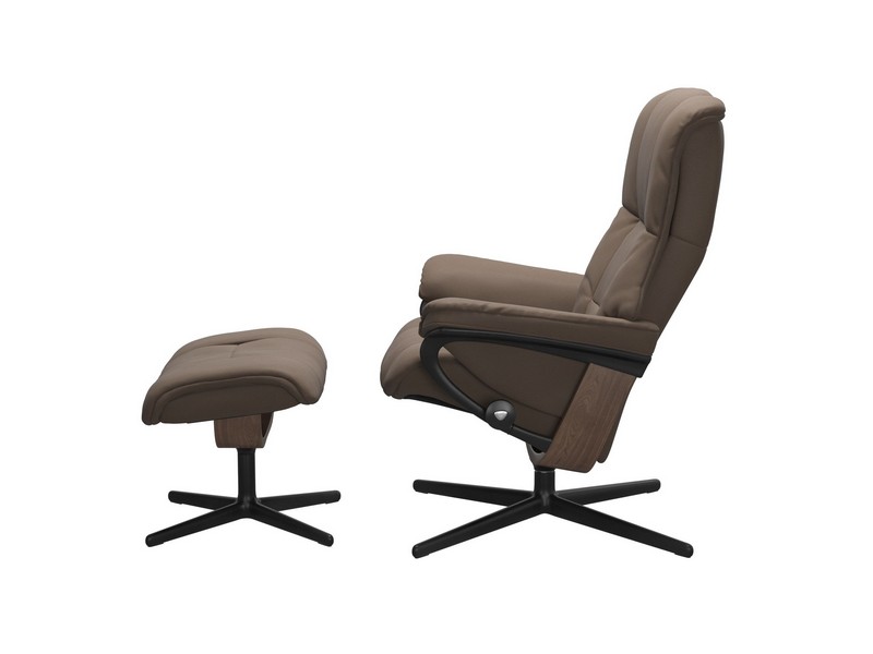 Stressless Mayfair (M) Cross Chair with Ottoman 