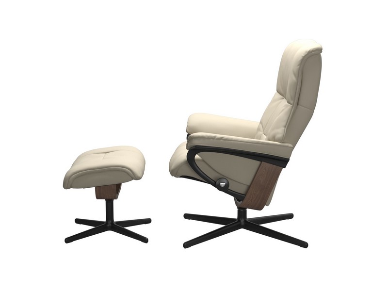 Stressless Mayfair (M) Cross Chair with Ottoman 