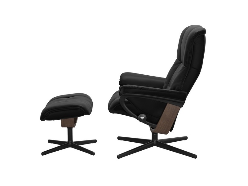 Stressless Mayfair (M) Cross Chair with Ottoman 