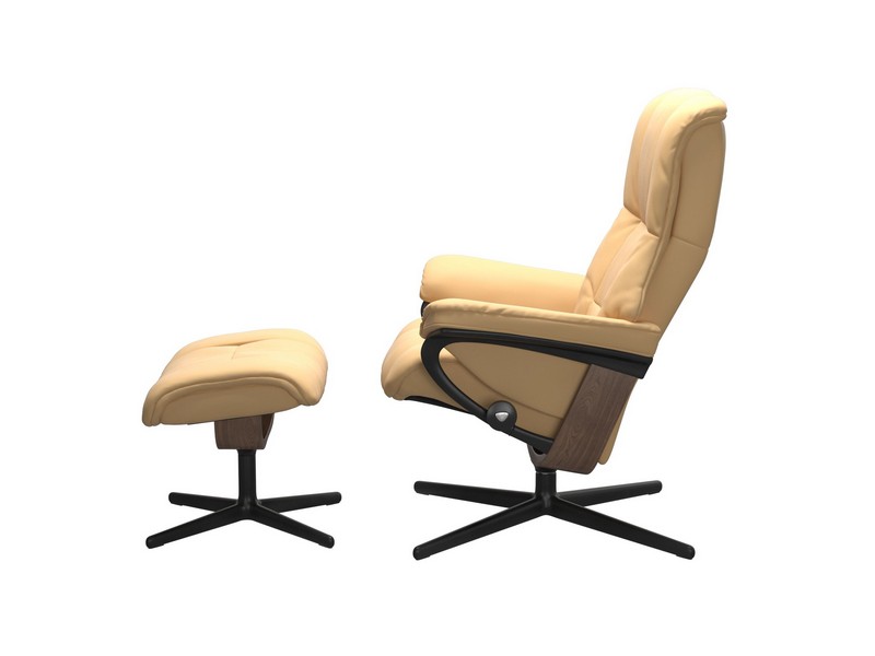Stressless Mayfair (M) Cross Chair with Ottoman 