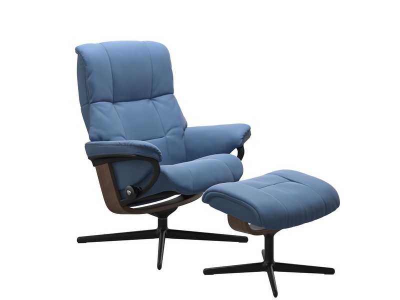 Stressless Mayfair (M) Cross Chair with Ottoman 