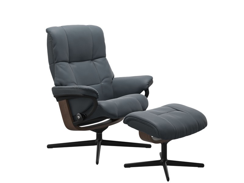 Stressless Mayfair (M) Cross Chair with Ottoman 
