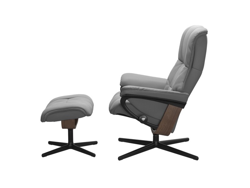 Stressless Mayfair (M) Cross Chair with Ottoman 