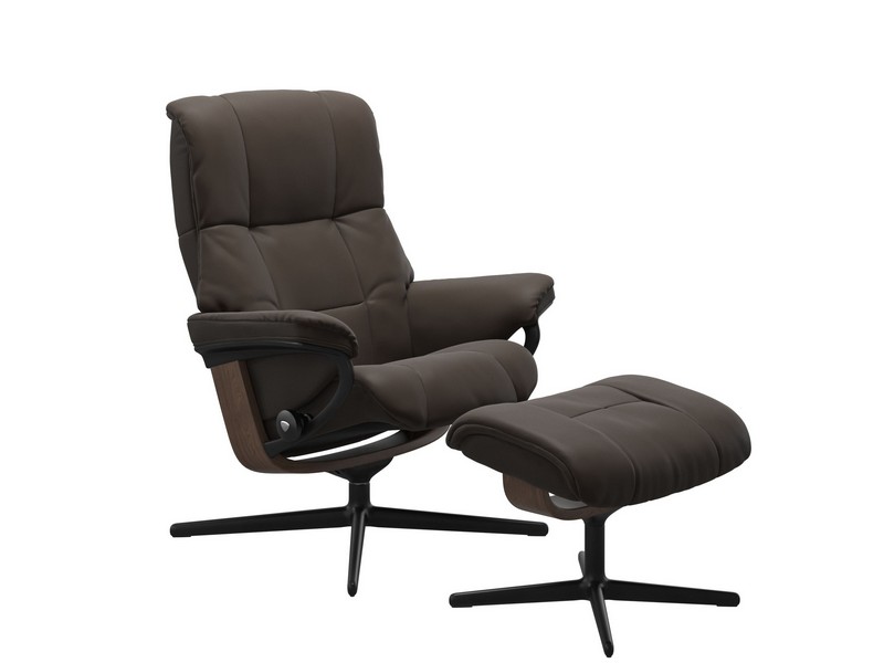 Stressless Mayfair (M) Cross Chair with Ottoman 