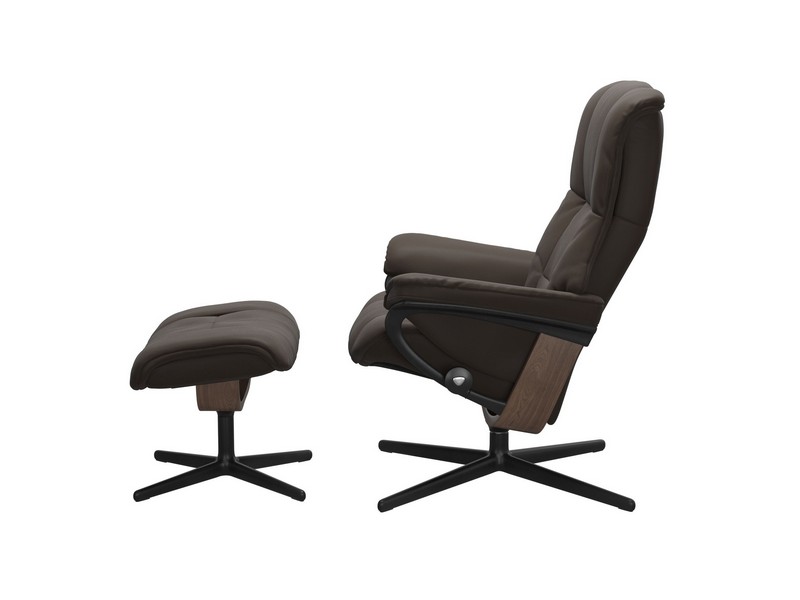 Stressless Mayfair (M) Cross Chair with Ottoman 