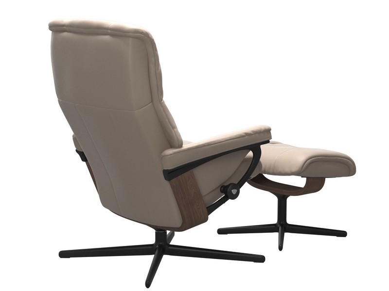Stressless Mayfair (M) Cross Chair with Ottoman 