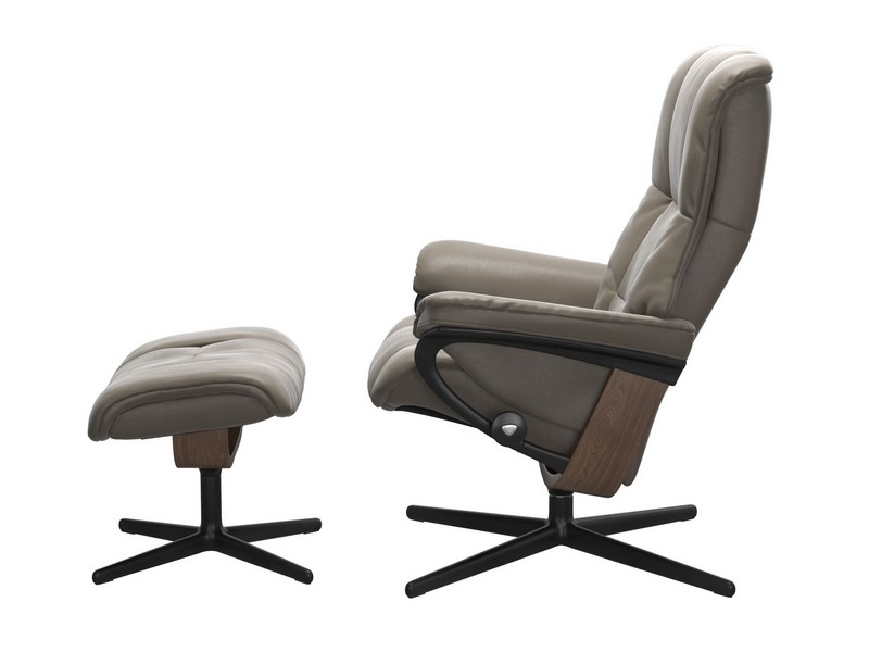 Stressless Mayfair (M) Cross Chair with Ottoman 