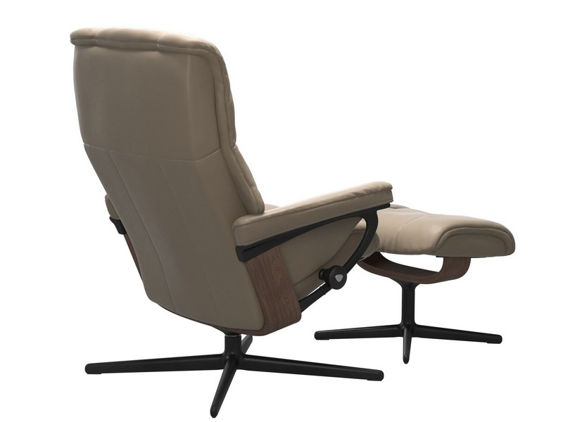 Stressless Mayfair (M) Cross Chair with Ottoman 