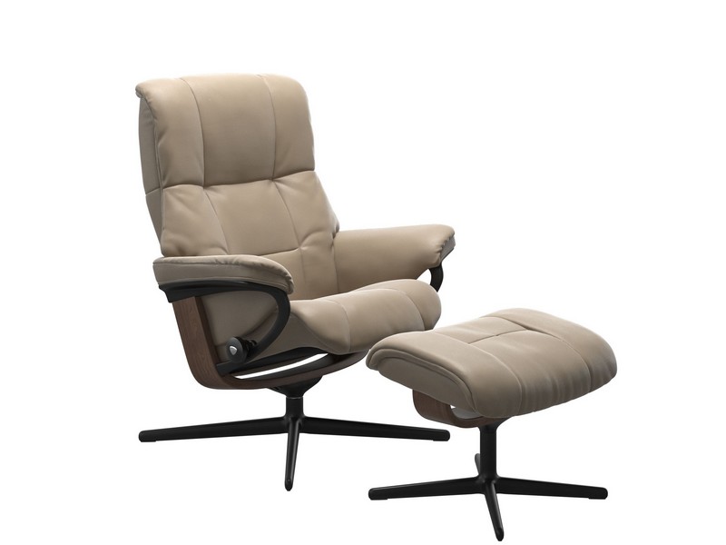 Stressless Mayfair (M) Cross Chair with Ottoman 