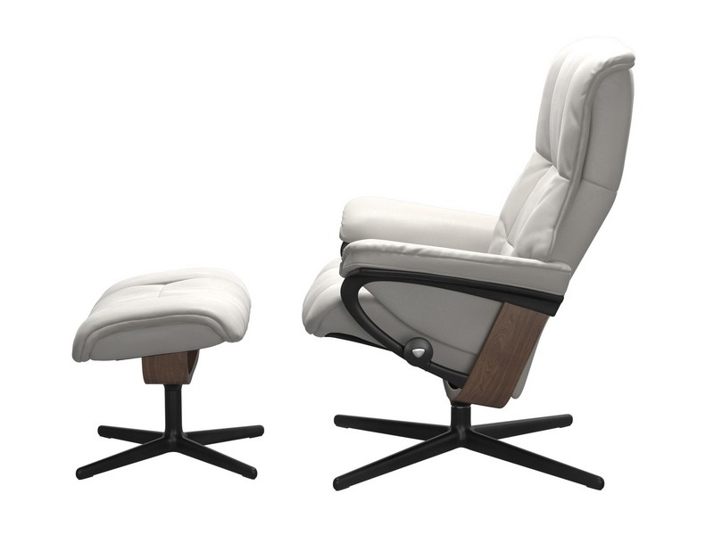 Stressless Mayfair (M) Cross Chair with Ottoman 