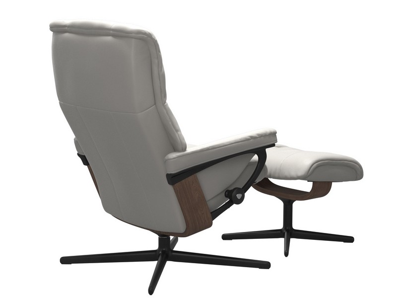 Stressless Mayfair (M) Cross Chair with Ottoman 