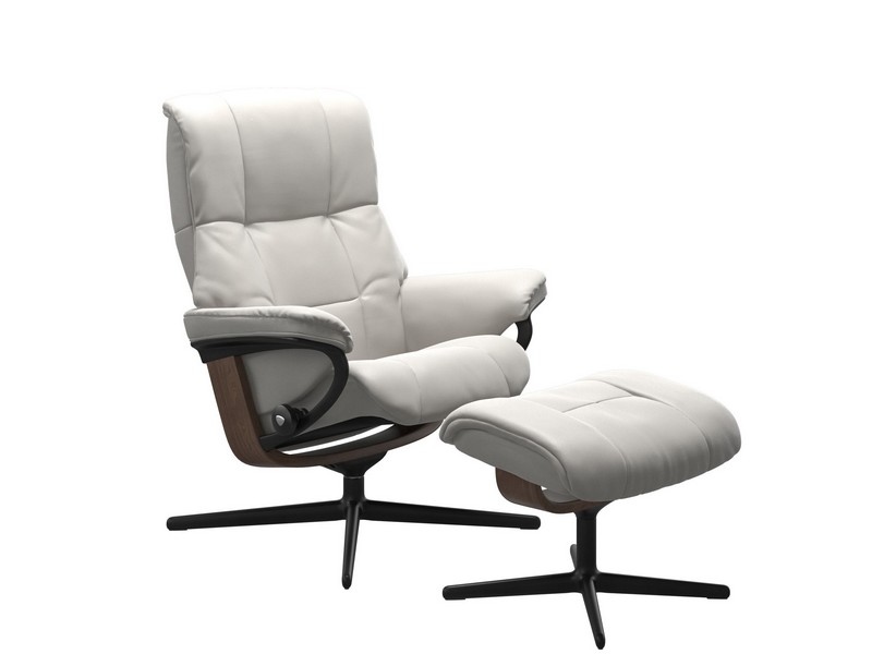 Stressless Mayfair (M) Cross Chair with Ottoman 