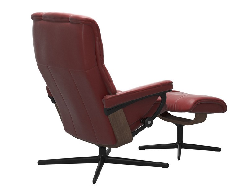 Stressless Mayfair (M) Cross Chair with Ottoman 