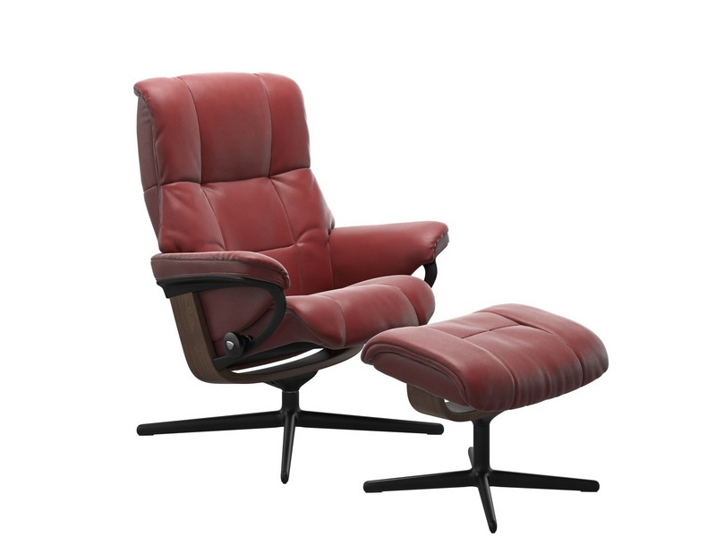Stressless Mayfair (M) Cross Chair with Ottoman 