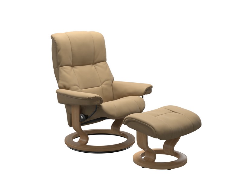 Stressless Mayfair (M) Classic Chair with Footstool 