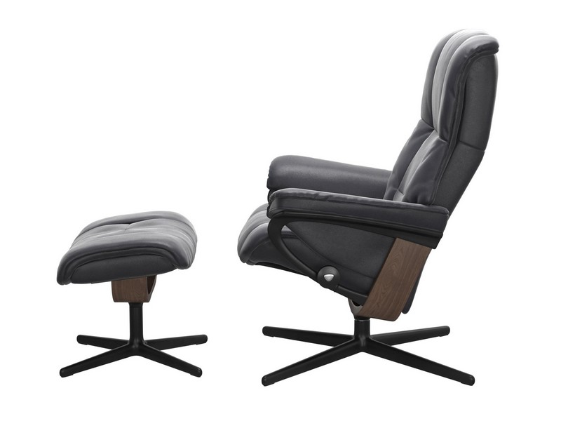Stressless Mayfair (M) Cross Chair with Ottoman 